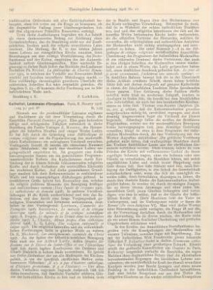 347-349 [Rezension] Catholici, Lendemains d‘Encyclique