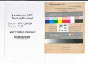 Entnazifizierung Hermann Stemmingholt, geb. 12.11.1898 (Beamter)