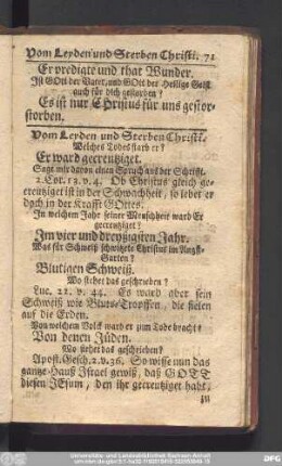 Vom Leyden und Sterben Christi.