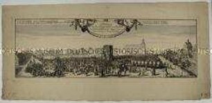 Einzug des Großfürsten von Russland (späterer Zar Paul I.) am 9. August 1776 in Stargard