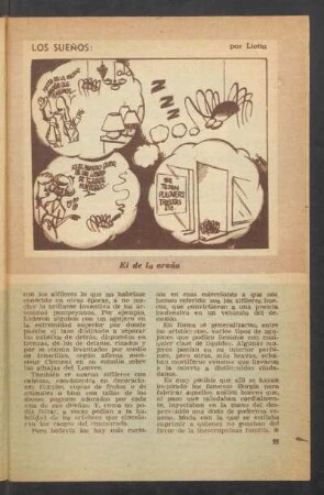 Los sueños: el de la araña - [Dibujo]