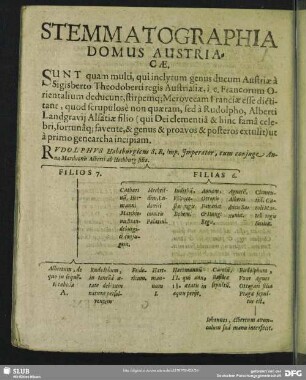 Stemmatographia Domus Austriacae