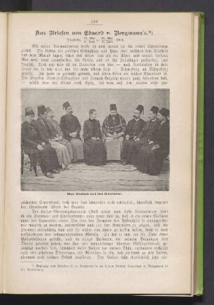 Aus Briefe von Eduard v. Bergmann's