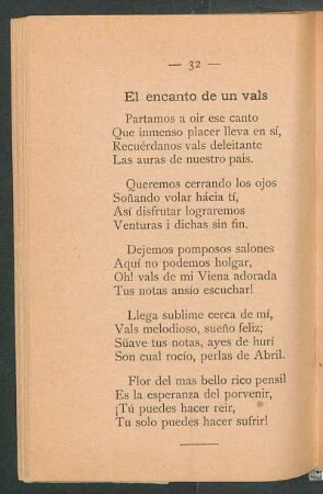 El encanto de un vals