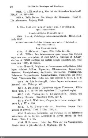 Rechtszustände bei den Alemannen unter fränkischer Oberherrschaft