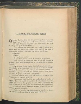 La campaña del general Bulele
