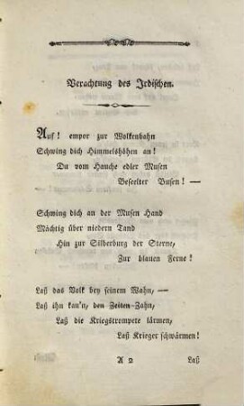 Vermischte Gedichte