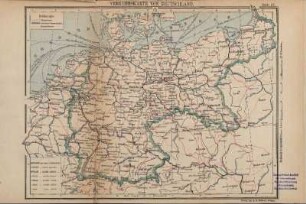 Verkehrskarte von Deutschland