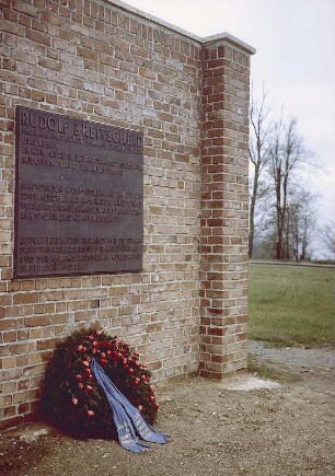 Weimar-Buchenwald. Nationale Mahn- und Gedenkstätte Buchenwald, Gedenkstätte für den SPD-Politiker Rudolf Breitscheid
