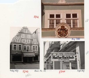 Krumme Straße 14. Detmold. - Stoff Paradies, Heißer Backfisch, Detail