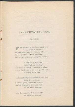 Las víctimas del Ideal