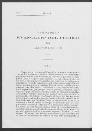 Verdadero Evangelio del Pueblo : LXII - Fin