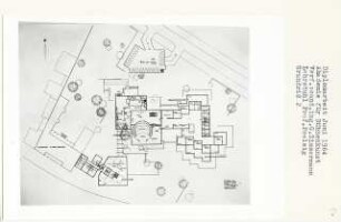 Akademie für Bühnenkunst, Berlin-Charlottenburg (Diplomarbeit bei Peter Poelzig): Grundriss