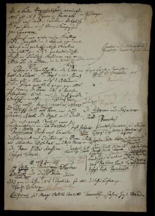 Studienzeugnis für Heinrich Graban (Ansetzungssachtitel von Bearbeiter/in), unterzeichnet von Johann Friedrich Blumenbach [geschrieben auf der Rückseite von Notizen Carl Oesterleys] Göttingen, 1817