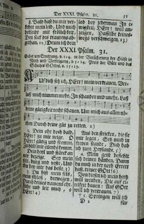 Der XXXI. - XL. Psalm