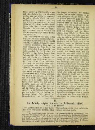 ¬Die¬ Grundprinzipien des neueren Zeichenunterrichts
