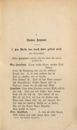 Die englischen Dramatiker vor, neben und nach Shakespeare