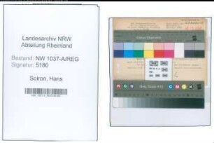 Entnazifizierung Hans Soiron , geb. 00.00.0000 (Lehrer)