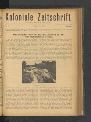 Nr. 15. Berlin, 23. Juni. 1908. 9. Jahrgang.