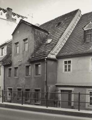 Mittweida, Wohnhaus : Mittweida, Wohnhaus, Oststraße 5, um 1700, Straßenansicht