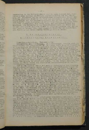 a. Städtischer Grundbesitz.
