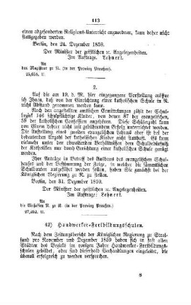 Handwerker-Fortbildungsschulen : [IV. Elementarschulwesen]