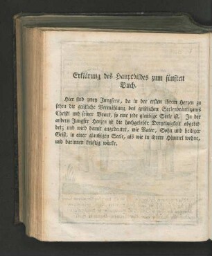 Erklärung des Hauptbildes zum fünften Buch.