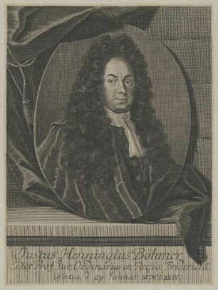 Bildnis des Justus Henningius Böhmer