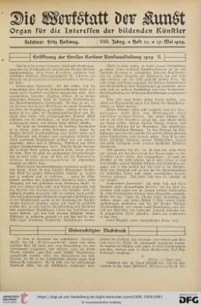 Eröffnung der Großen Berliner Kunstausstellung 1909, 2