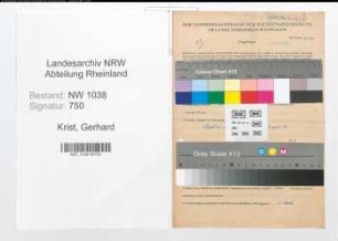 Entnazifizierung Gerhard Krist , geb. 25.04.1907 (Lohnbuchhalter)