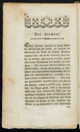 Der Kirchhof.