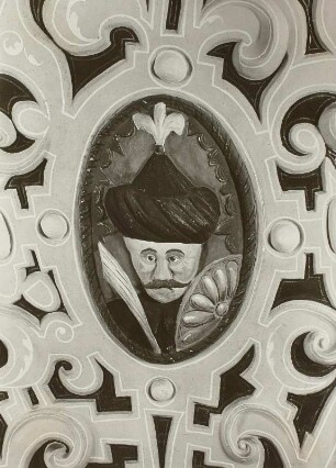 Kopf eines türkischen Kriegers