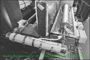 Detailaufnahme des Tritiumextraktionskreislaufs (TRITEX) der Hauptabteilung Ingenieurtechnik (HIT)
