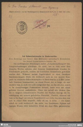 Auf Bahnschutzwache in Niederwartha