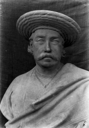 Büste des Dwarkanath Tagore (Deutsche Indien-Expedition 1926/1929 - 5. Südindien)