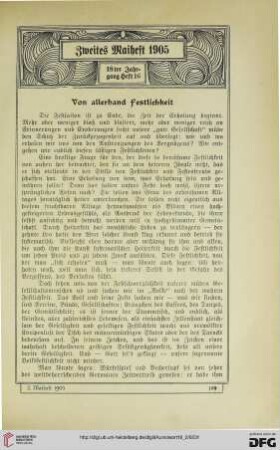 18: Von allerhand Festlichkeit