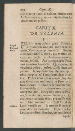 Caput X. De Polonia.