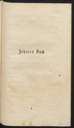 Zehntes Buch