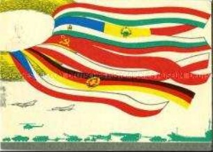 Postkarte zum Manöver "Waffenbrüderschaft" 1970