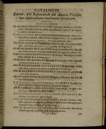 Catalogus