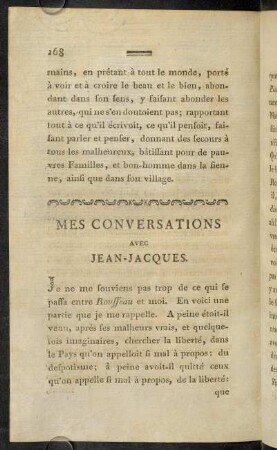 268-277, Mes Conversations avec Jean-Jacques.