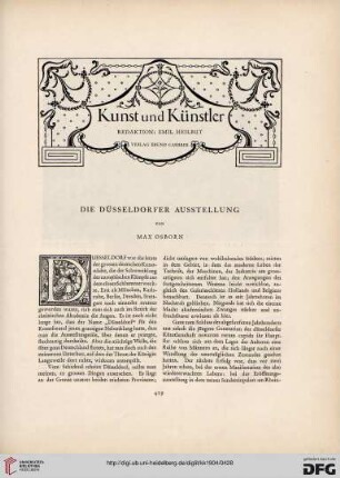 Die Düsseldorfer Ausstellung, [1]