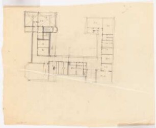 Krankenhaus, Clerf (Clervaux): Obergeschossgrundriss