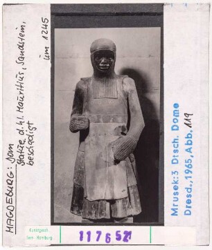 Magdeburg: Dom, Statue des Hl. Mauritius