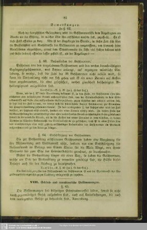 VIII. Schluß- und transitorische Bestimmungen