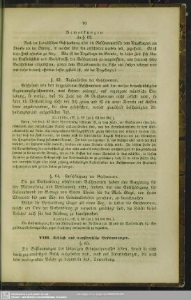 VIII. Schluß- und transitorische Bestimmungen