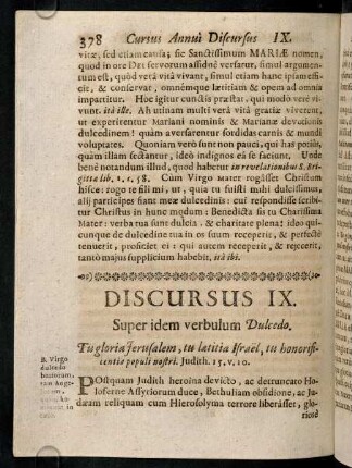 378-387, Discursus IX