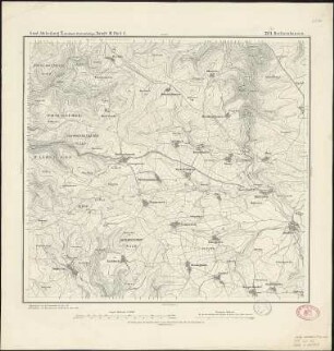 Meßtischblatt 3321 : Dachsenhausen, 1878 : Dachsenhausen. - Aufn. 1867. - 1:25000. - [Berlin]: Kgl. Min. f. Handel, 1878. - 1 Kt.
