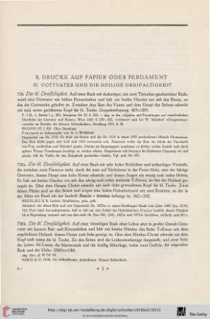 IV. Gottvater und die heilige Dreifaltigkeit