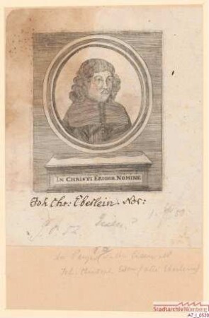 Johann Christoph Eisen, Nürnberger